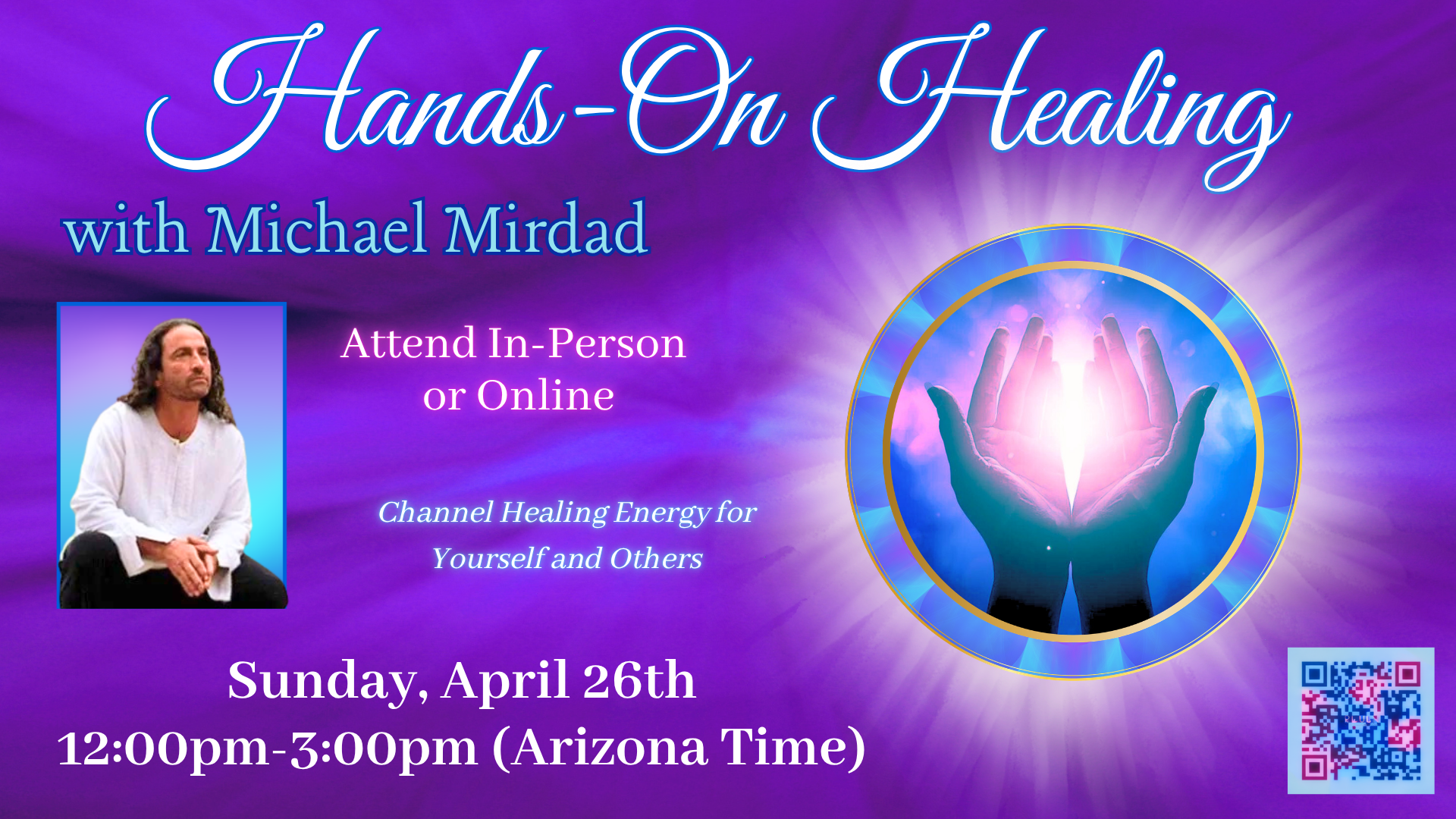 Hands-On Healing event flyer
